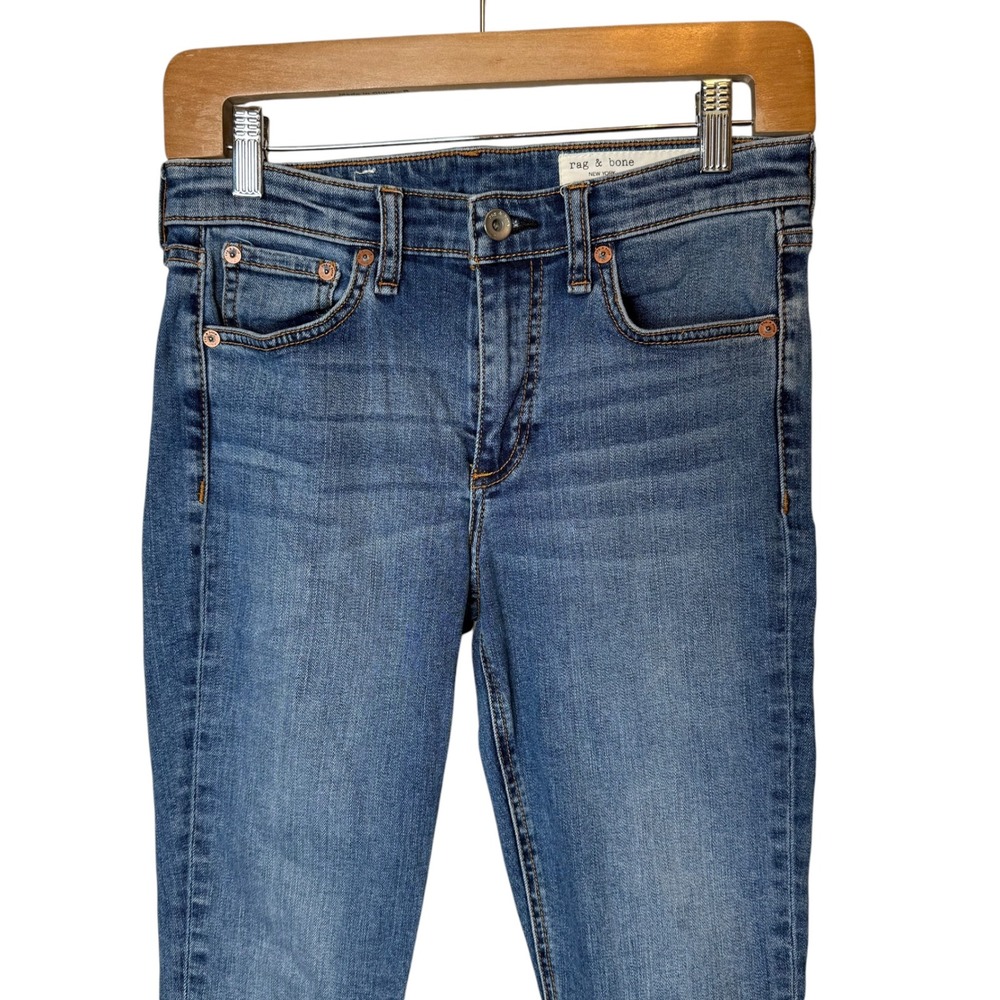 rag & bone Cate Mid-Rise Skinny Ankle Jeans in Pismo size 27 - Picture 3 of 6